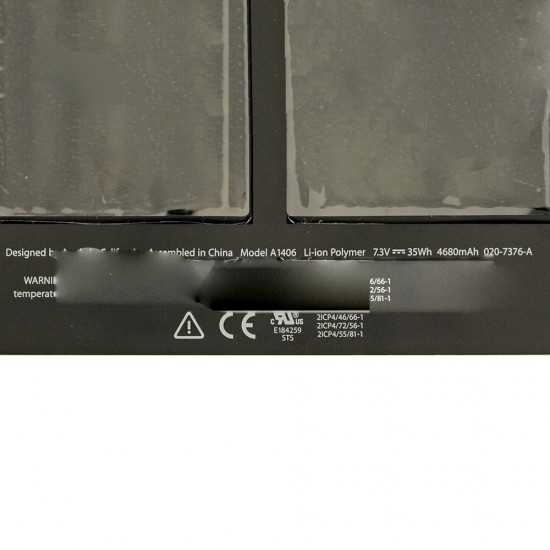 Battery A1406 for Macbook Air 11" A1370 A1465 (Mid 2011,Mid 2012)