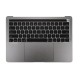 Space Gray Upper Case Assembly (US English) for Macbook Pro 13" Touch A1706 (Late 2016-Mid 2017) Space Gray Upper Case Assembly (US English) for Macbook Pro 13" Touch A1706 (Late 2016-Mid 2017)
