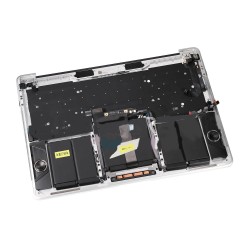 Silver Upper Case Assembly (British English) for Macbook Pro 13" Touch A1706 (Late 2016-Mid 2017)