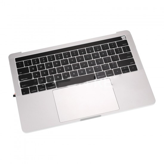Silver Upper Case Assembly (US English) for Macbook Pro 13" Touch A1706 (Late 2016-Mid 2017) Silver Upper Case Assembly (US English) for Macbook Pro 13" Touch A1706 (Late 2016-Mid 2017)