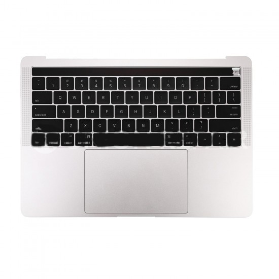 Silver Upper Case Assembly (US English) for Macbook Pro 13" Touch A1706 (Late 2016-Mid 2017) Silver Upper Case Assembly (US English) for Macbook Pro 13" Touch A1706 (Late 2016-Mid 2017)