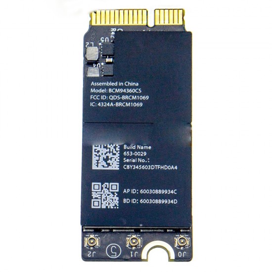 AirPort Wireless Network Card #BCM94360CS for MacBook Pro Retina A1502 A1398 (Late 2013,Mid 2014)