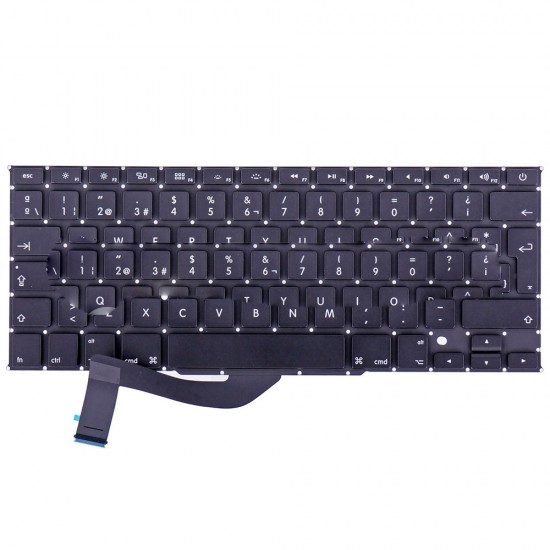 Keyboard (Spanish) for MacBook Pro Retina 15" A1398 (Late 2013-Mid 2015)